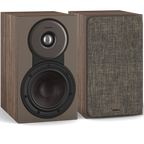 DALI Sonik 1 passive bookshelf speakers with black finish, compact design, and front-facing speaker drivers.