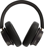 DALI Dali iO-12 wireless headphones with sleek black design and cushioned ear cups for comfortable listening.