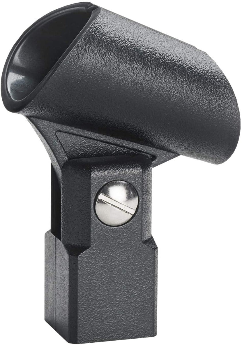 Audio Technica ATR1500x dynamic microphone shown with silver grille and black body, ideal for vocals and live sound applications.