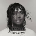 Black vinyl LP of Anohni's Hopelessness album, an electronic music record by Rough Trade Records with a minimalistic cover design.