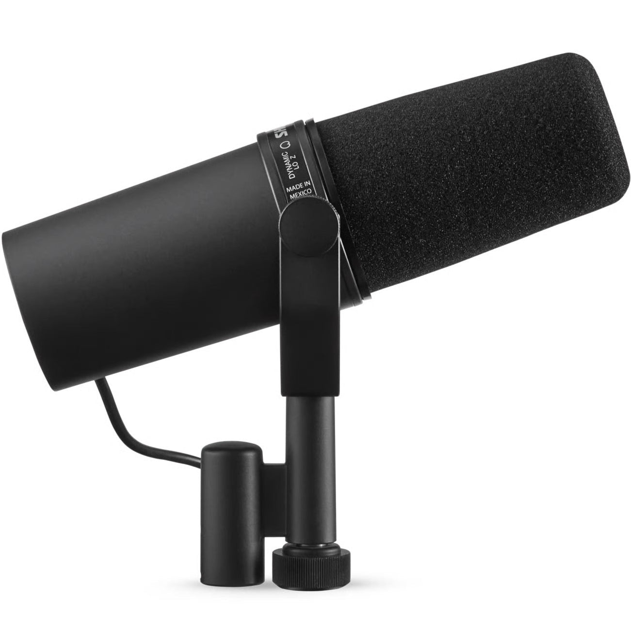 Shure SM7B + MVX2U XLR-to-USB Adapter Bundle