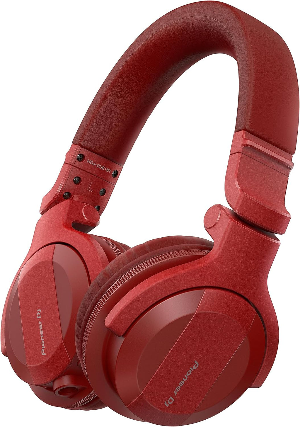 Pioneer DJ HDJ-CUE1 Bluetooth DJ headphones with over-ear design, black color, and adjustable headband for professional audio.