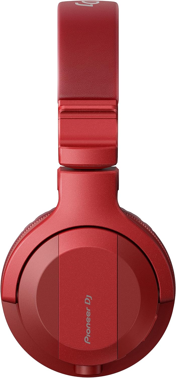 Pioneer DJ HDJ-CUE1 Bluetooth DJ headphones with over-ear design and adjustable headband, black color, showing ear cups and controls