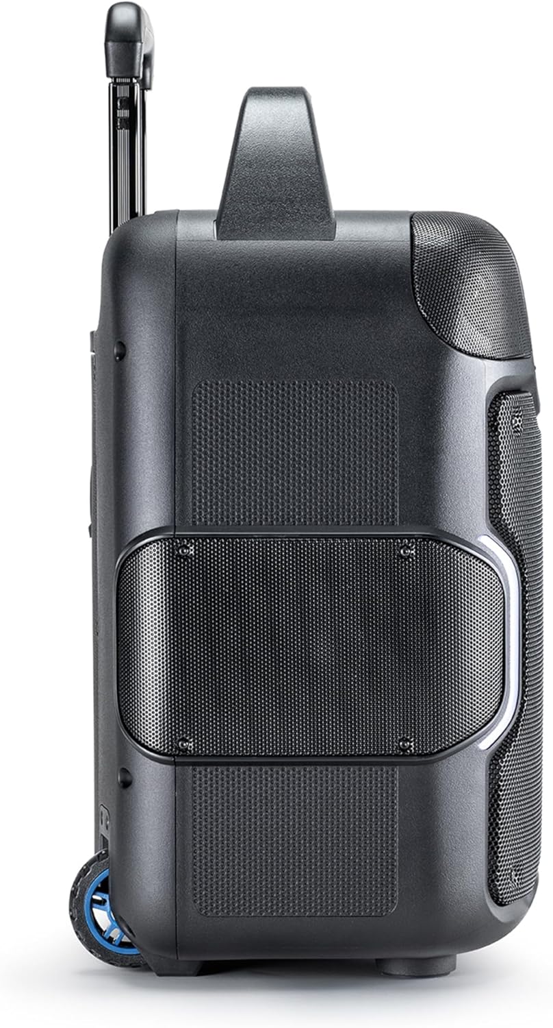 Alto Professional Uber FX2 PA speaker system with dual speakers and control panel, ideal for live sound and events.