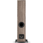 DALI Sonik 5 passive floorstanding speakers with sleek black cabinets and multiple drivers for high-quality audio performance.