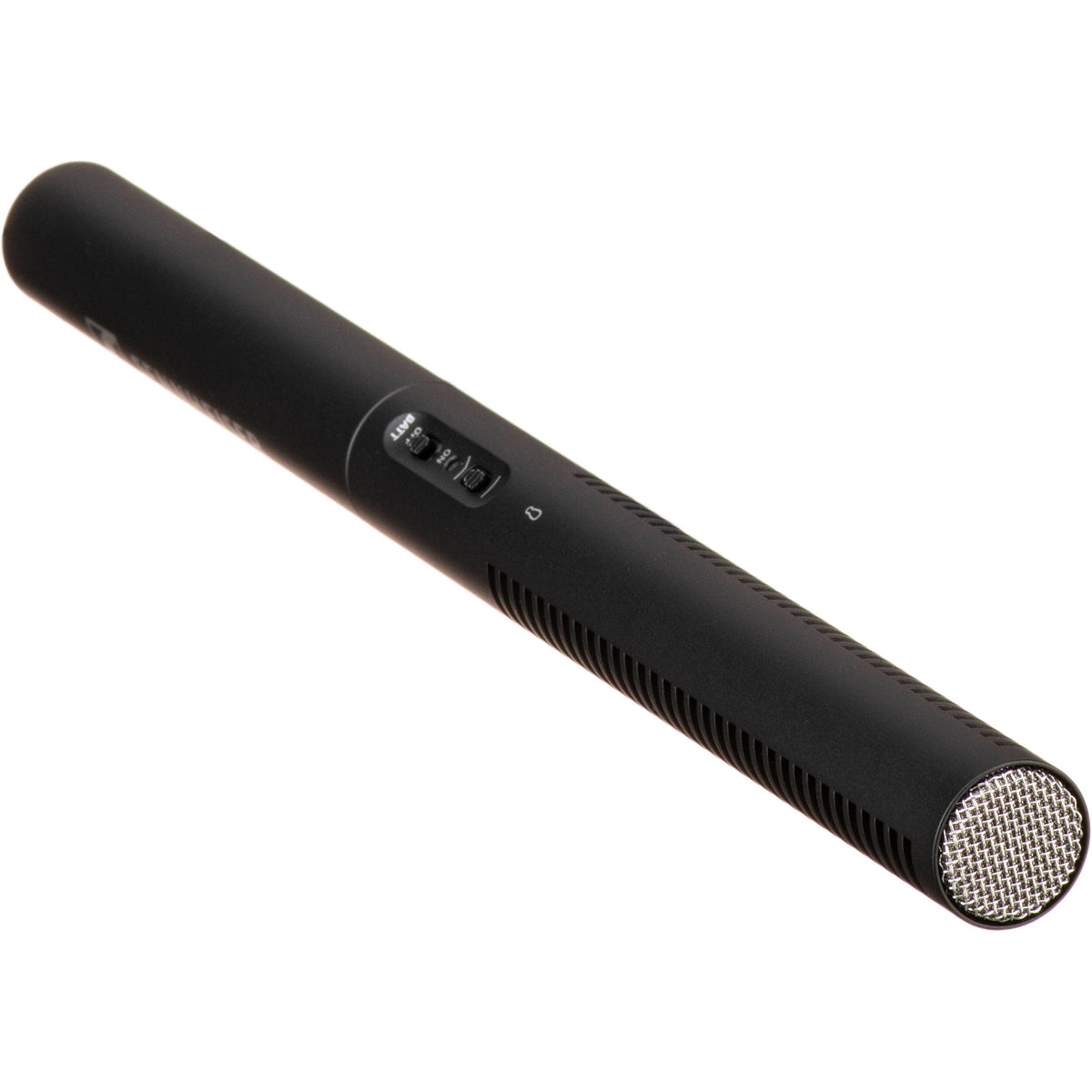 Sennheiser MKE 600 shotgun microphone with shock mount and windscreen for professional audio recording.