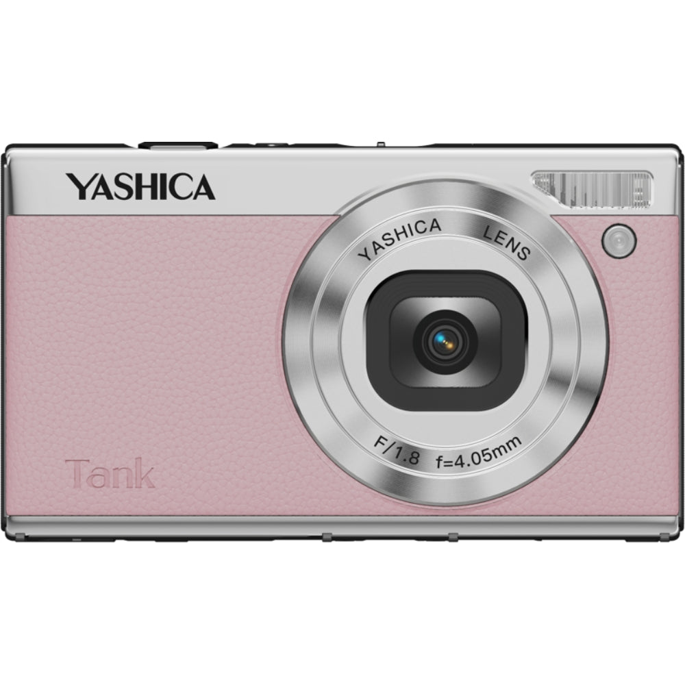 Yashica Tank instant and compact camera with black body, lens, and viewfinder, designed for easy instant photography.