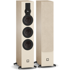 DALI Sonik 9 passive floorstanding speakers with sleek black cabinets and multiple driver units for high-quality sound.