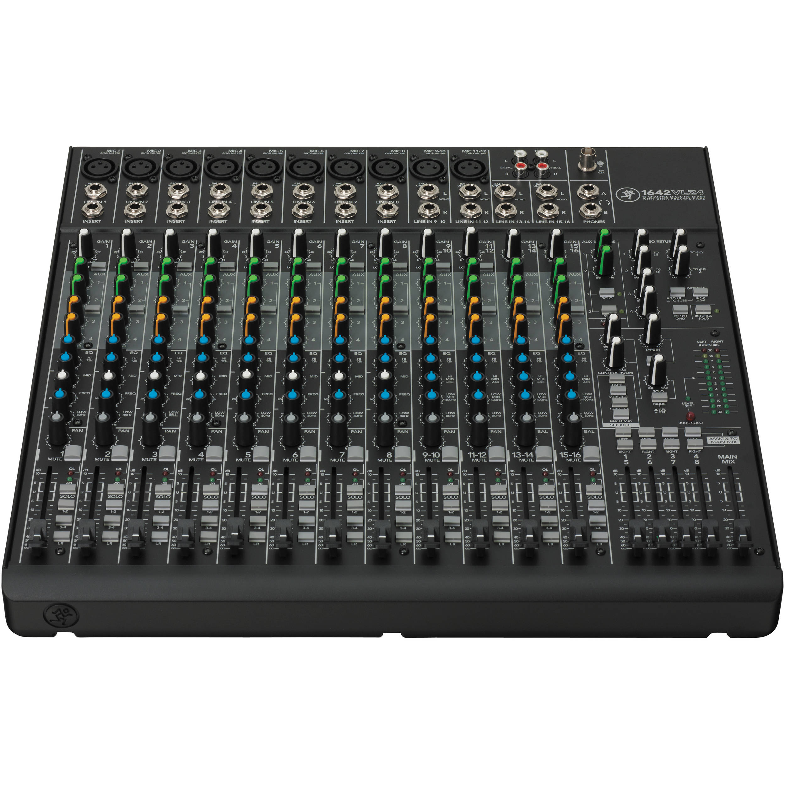 Mackie 1642VLZ4 | Compact 16-Channel Analog Mixer for Live