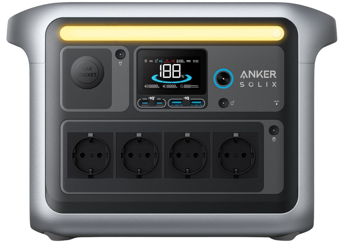 Anker Solix C1000X Portable Power Station (1056Wh, 1800W) | Soundium