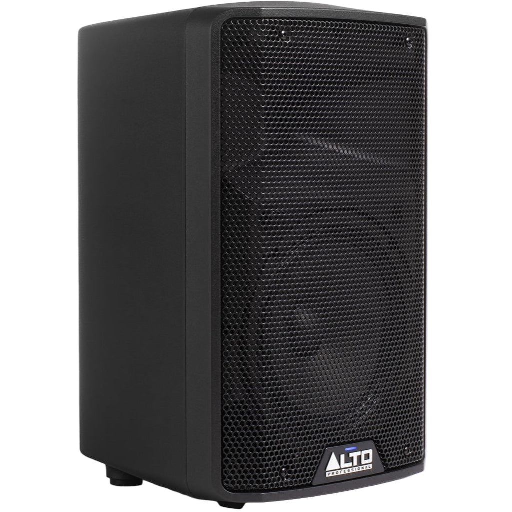 Alto Professional TX408 PA speaker with black enclosure and control panel, designed for professional sound reinforcement.