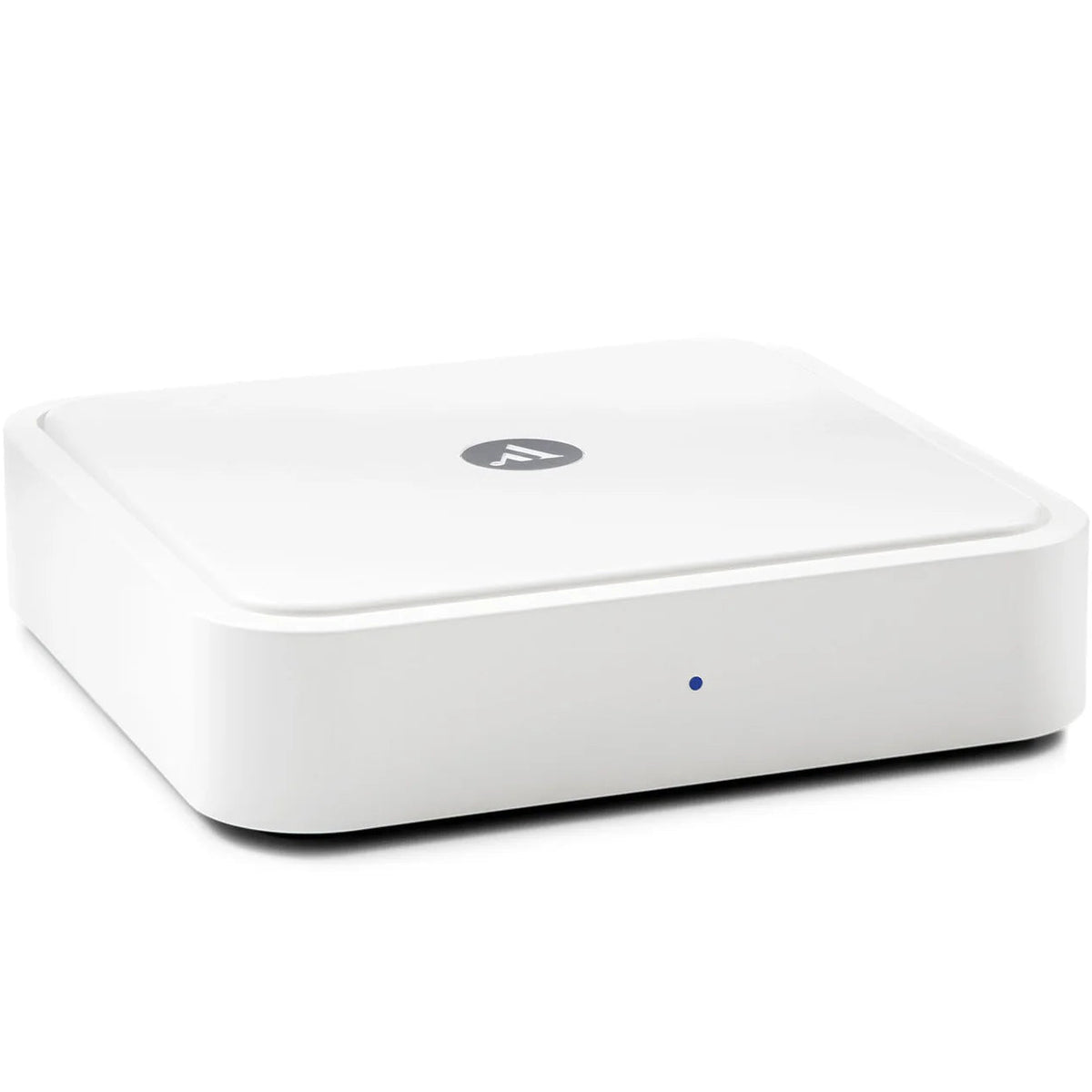 Argon Audio Solo music streamer device with sleek design, front display, and connectivity ports for high-quality audio streaming.