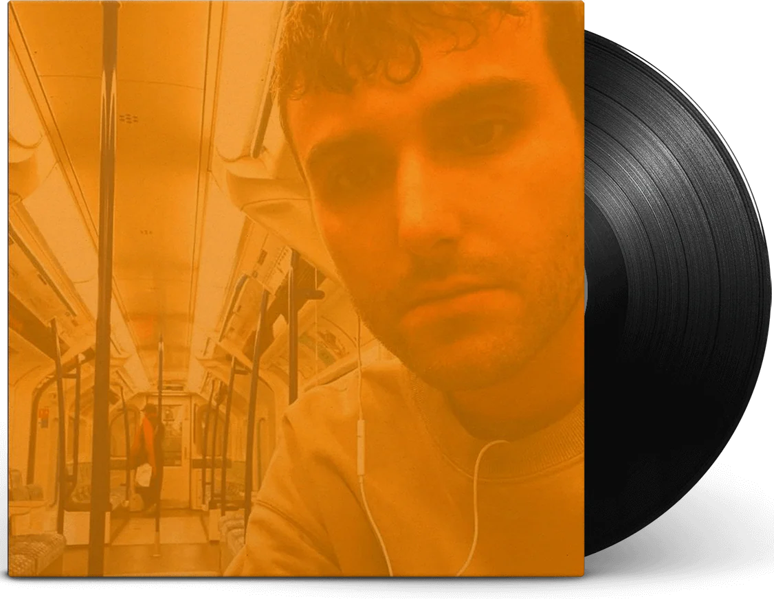 Black vinyl LP of Fred Again's Actual Life 2 electronic album, featuring the record's cover art with artist and album details.