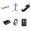 Arturia AstroLab 61 Ultimate Bundle keyboard with MIDI controller, software, and accessories on a white background.