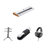 Arturia AstroLab 88 Stage Pro keyboard bundle showing a sleek 88-key MIDI controller with control knobs and connectivity ports.