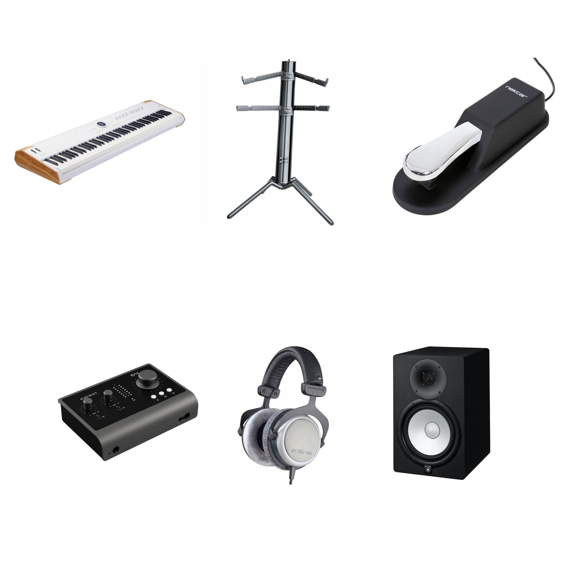 Arturia AstroLab 88 Ultimate Bundle keyboard with multiple control knobs and keys, designed for music production and synthesis.