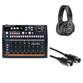 Arturia DrumBrute Impact Beat Starter Kit with keyboard bundle featuring drum machine, synthesizer, and accessories on a white background.