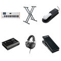 Arturia KeyLab 49 MK3 Producer Kit with MIDI keyboard controller, included software, and accessories for music production.