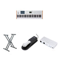 Arturia KeyLab 61 MK3 keyboard bundle with control surface and software, designed for home studio music production.