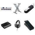 Arturia KeyLab 61 MK3 Producer Kit with MIDI keyboard controller, included software, and accessories in a compact bundle.