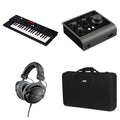 Arturia MiniFreak Producer Kit with keyboard bundle featuring synthesizer and accessories for music production.