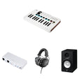 Arturia MiniLab 3 complete studio set with MIDI keyboard, controller, and accessories for music production.