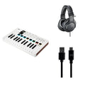 Arturia MiniLab 3 Starter Kit with compact MIDI keyboard and accessories, ideal for music production and creative music making.