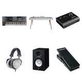 Arturia PolyBrute Sound Design Kit featuring a keyboard bundle with various synthesizer modules and control interfaces.