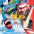 Blur The Great Escape 30th Anniversary vinyl 2LP in yellow and turquoise, indie rock album with colorful record covers.