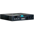 Black Chord Electronics Hugo TT2 headphone amplifier and DAC with sleek design and digital display.