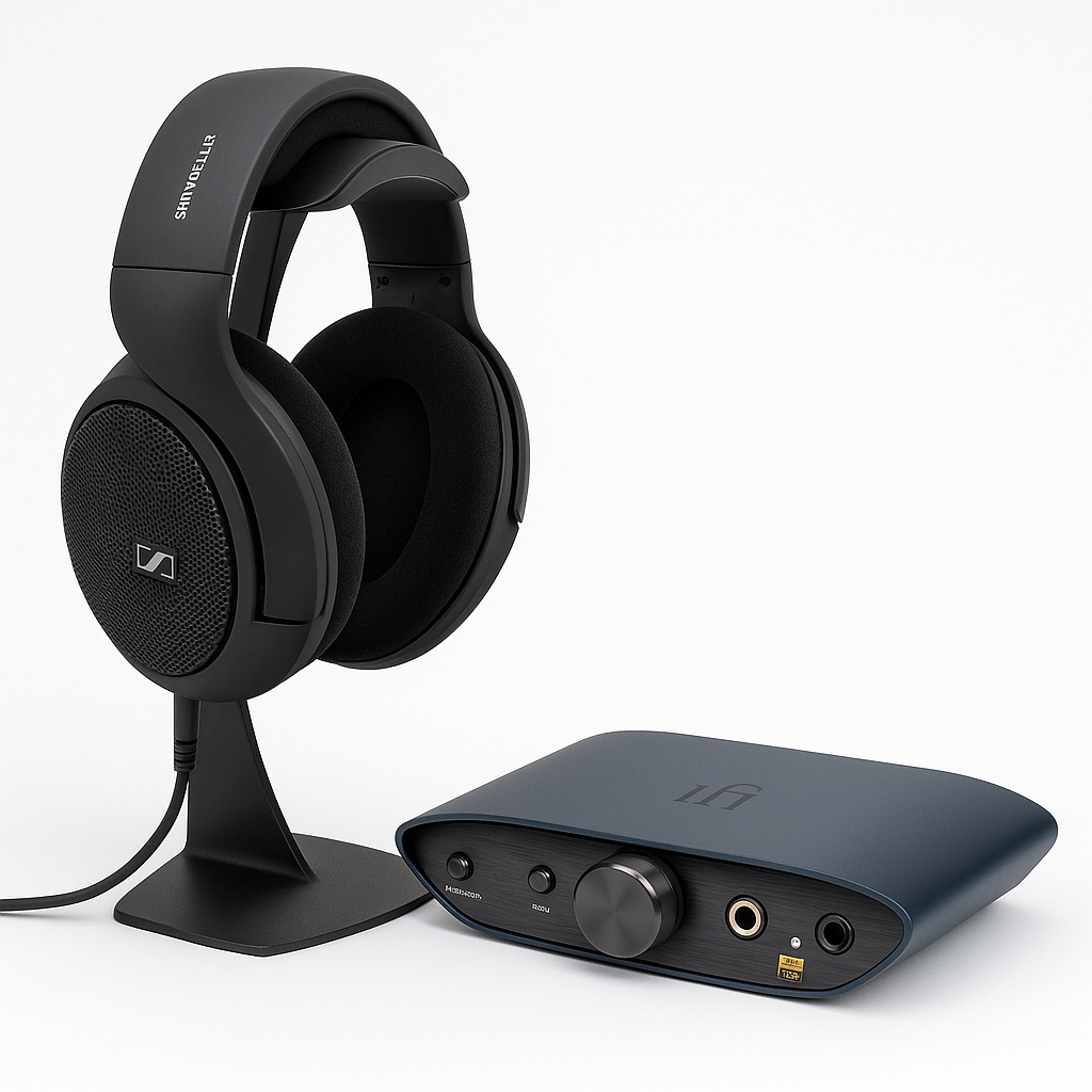 Soundium Headphones Starter Bundle #1 featuring stylish over-ear headphones with adjustable headband and cushioned ear cups.