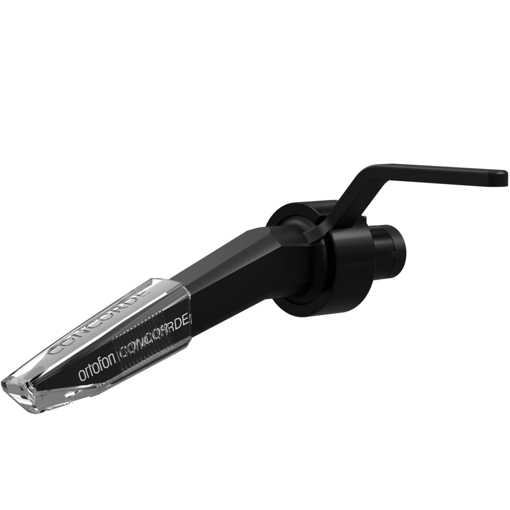 Ortofon Concorde 5S turntable cartridge with stylus guard, designed for high-quality vinyl record playback.