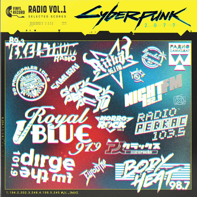 Cyberpunk 2077 Radio Vol.1 (Yellow) Vinyl LP