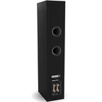DALI Opticon 6 MK2 passive floorstanding speakers with black finish, showcasing sleek, modern design and large speaker drivers.
