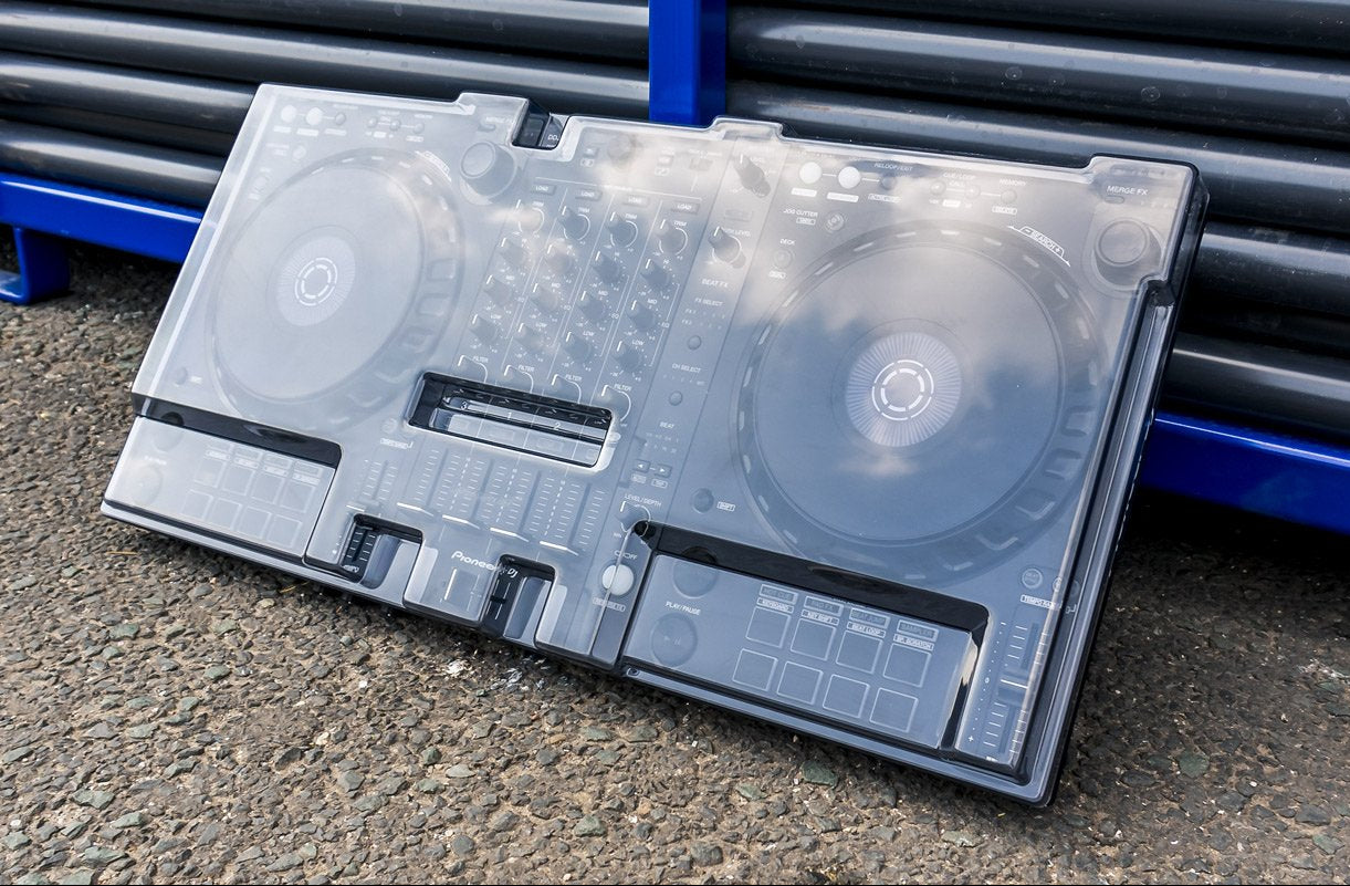 Decksaver protective cover for Pioneer DDJ-FLX6, designed to shield from dust and damage.