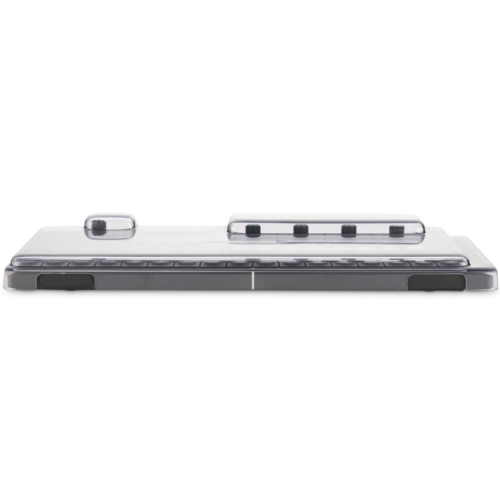 Decksaver OP-1 and OP-XY cover, clear plastic protective case for Teenage Engineering OP-1, OP-1 Field, and OP-XY synthesizer.