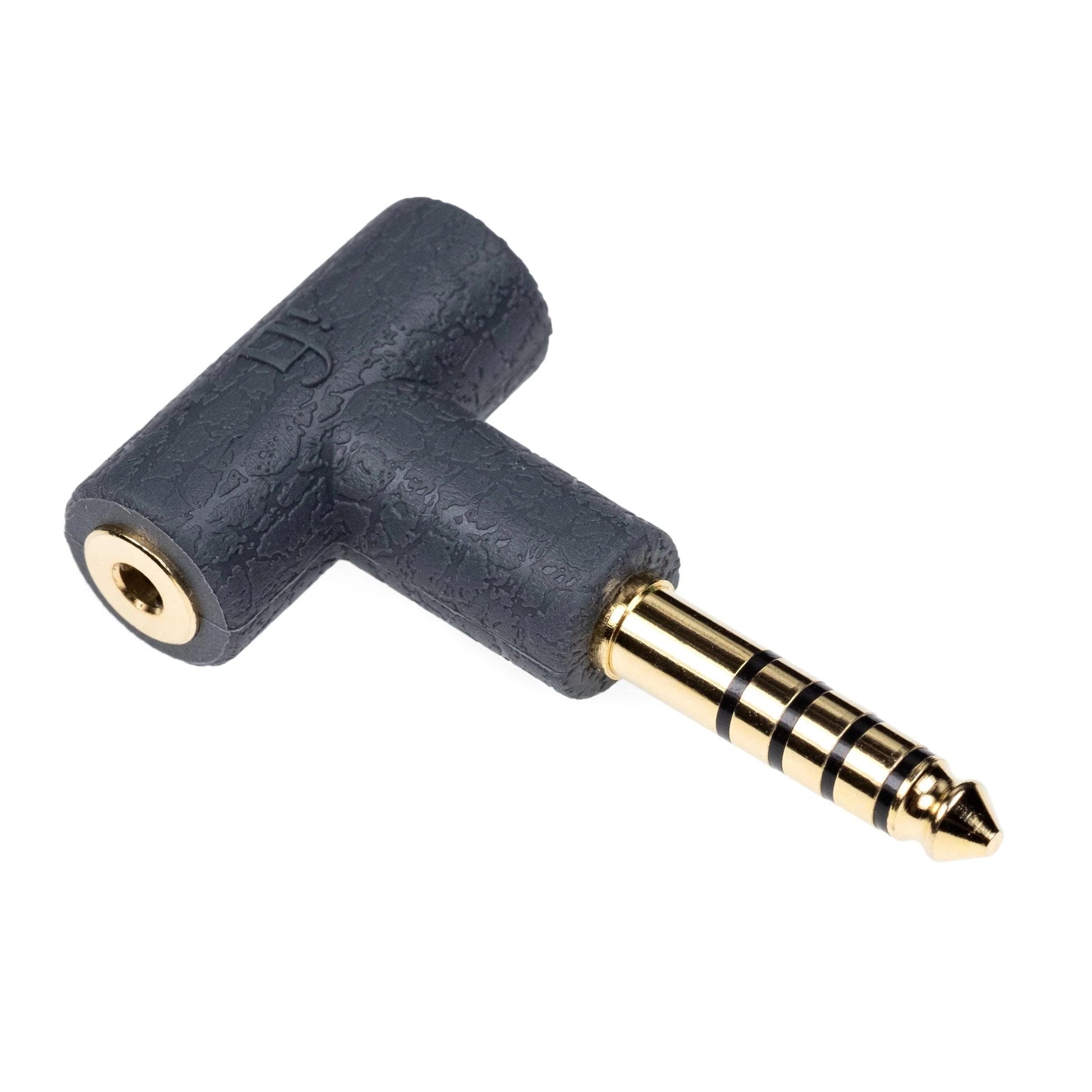 iFi Audio 2.5mm to 4.4mm headphone adapter showcasing sleek design and durable connectors for high-quality audio.