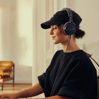 Beyerdynamic DT 270 Pro studio headphones, lifestyle setup in black