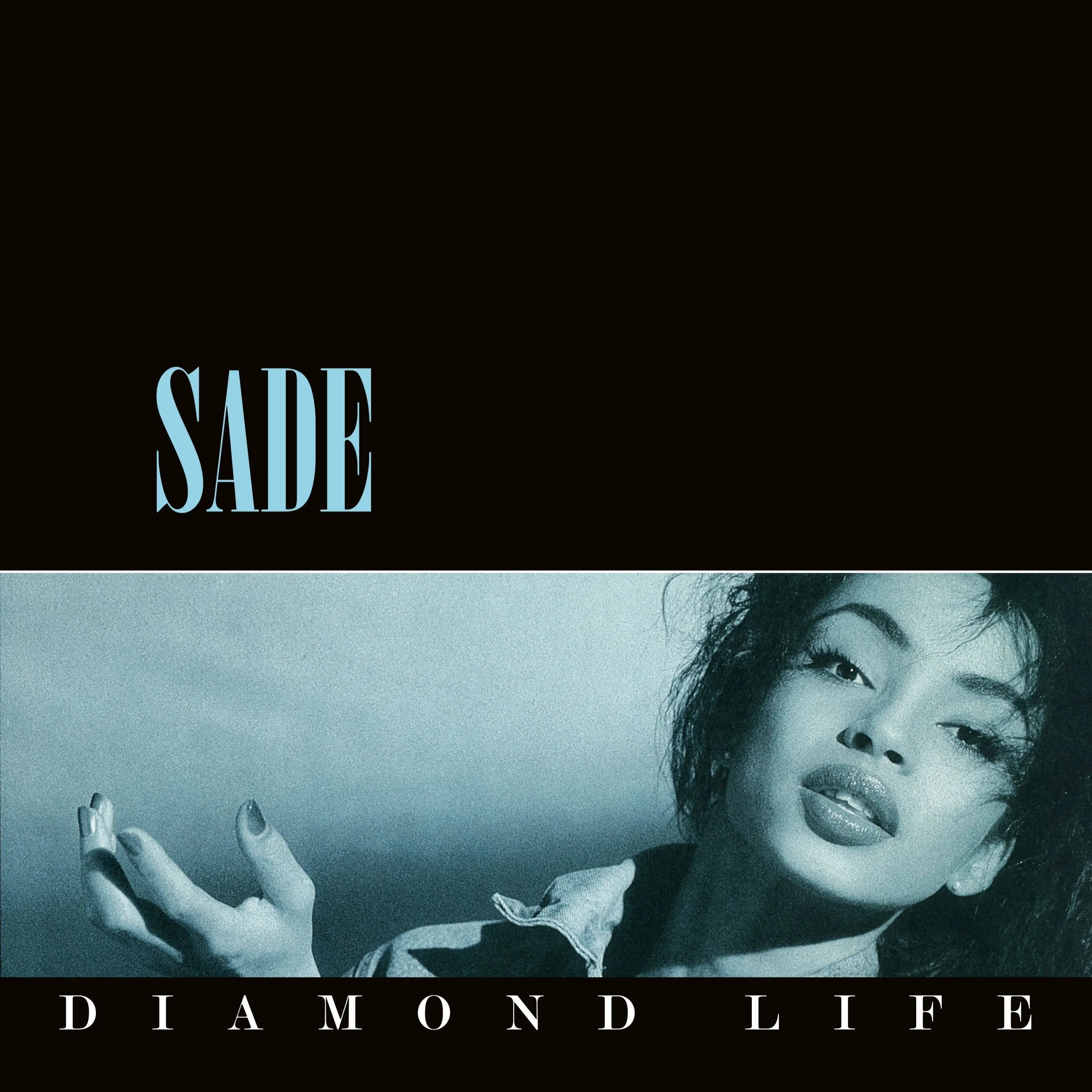 Black vinyl LP of Sade's Diamond Life album by Sony Music Entertainment, featuring the album cover artwork.