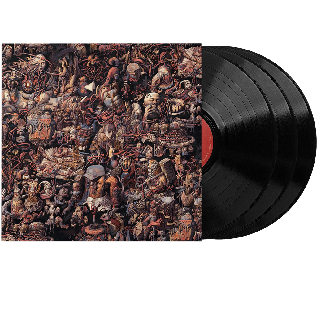 British Sea Power Disco Elysium black vinyl 3LP, featuring album artwork and record spines, for indie and rock music fans.