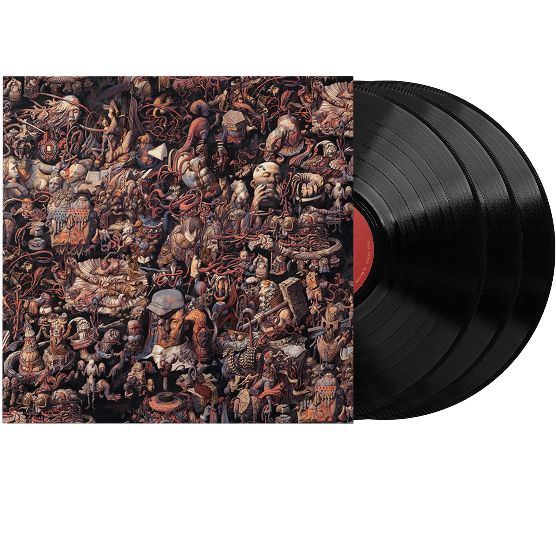 British Sea Power Disco Elysium black vinyl 3LP, featuring album artwork and record spines, for indie and rock music fans.