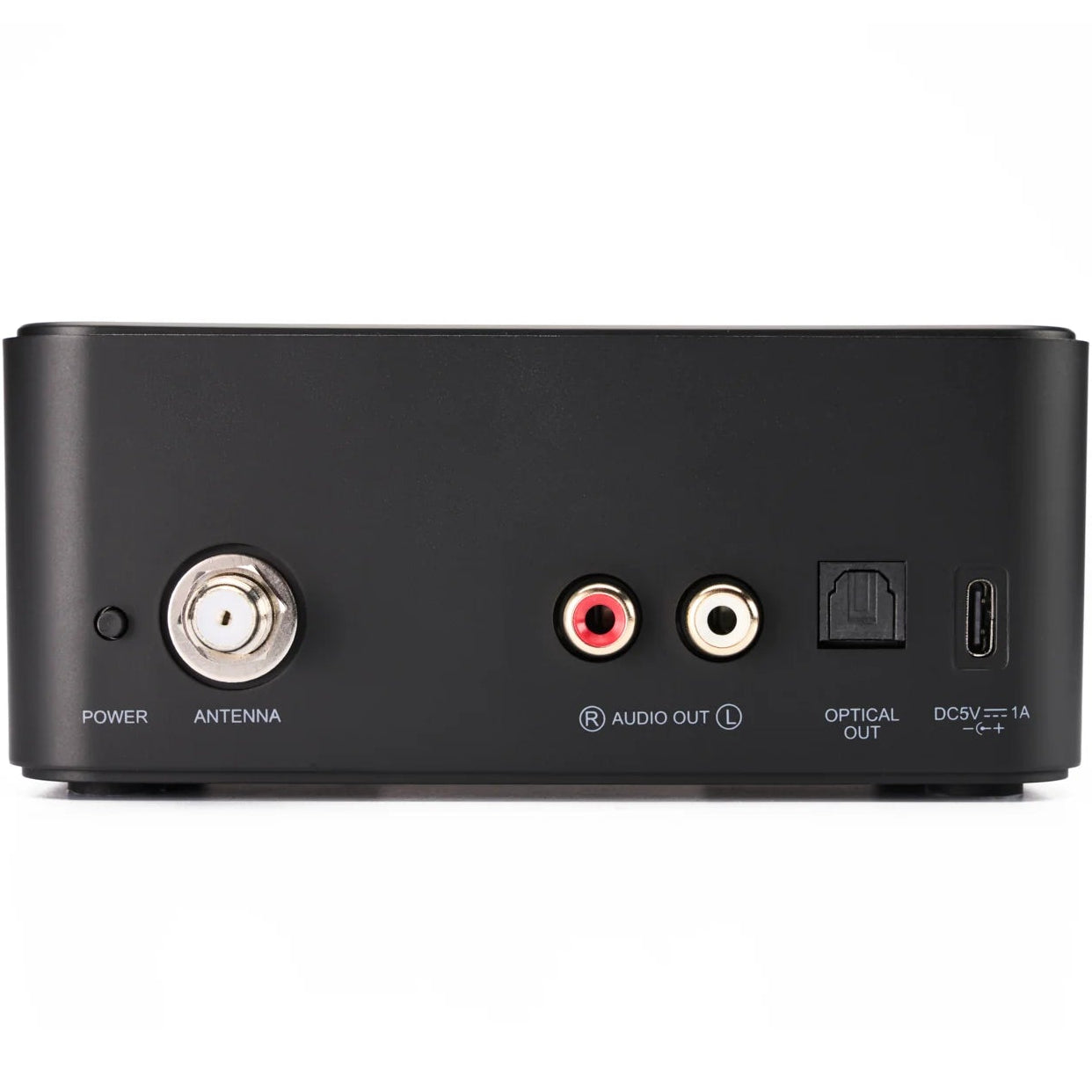 Essentials DAB Connect radio in black with digital display and control buttons, designed for clear digital radio listening.