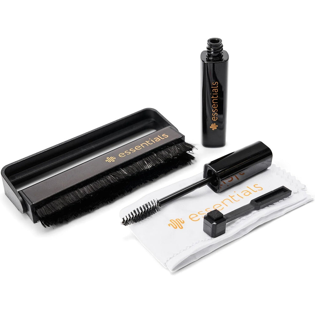 Essentials TT Vinyl Kit 10 record brushes and cleaning tools for maintaining and cleaning vinyl records.