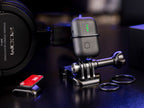 Instamic Pro Plus C portable recorder with flexible mounting options, compact design, and professional audio recording features.