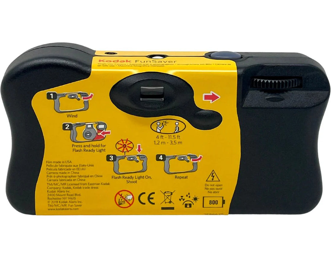 Kodak FunSaver 27+12 Disposable Camera | Compact & Reliable | Soundium