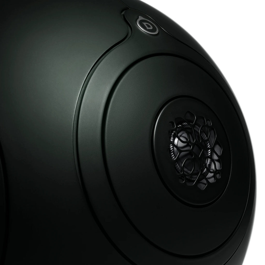 Devialet Phantom Ultimate wireless speaker with sleek design, showcasing its modern build and premium finish in a product image.