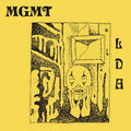 MGMT Little Dark Age vinyl 2LP in black, showcasing the album cover with colorful artwork and Columbia Records branding.