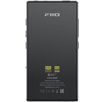 FiiO M33 R2R portable music player with sleek design and touchscreen display, featuring high-resolution audio output.
