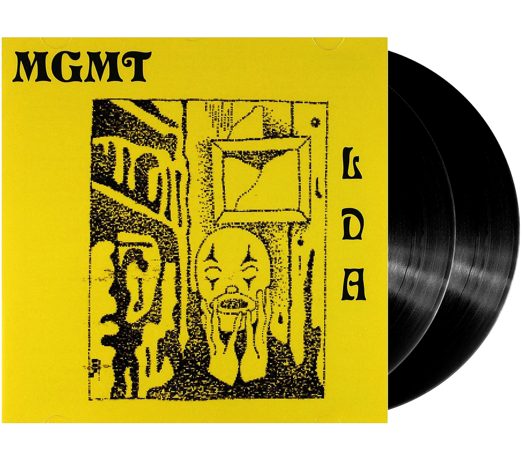 MGMT Little Dark Age vinyl 2LP in black, featuring album artwork, for rock, indie, and pop music fans.