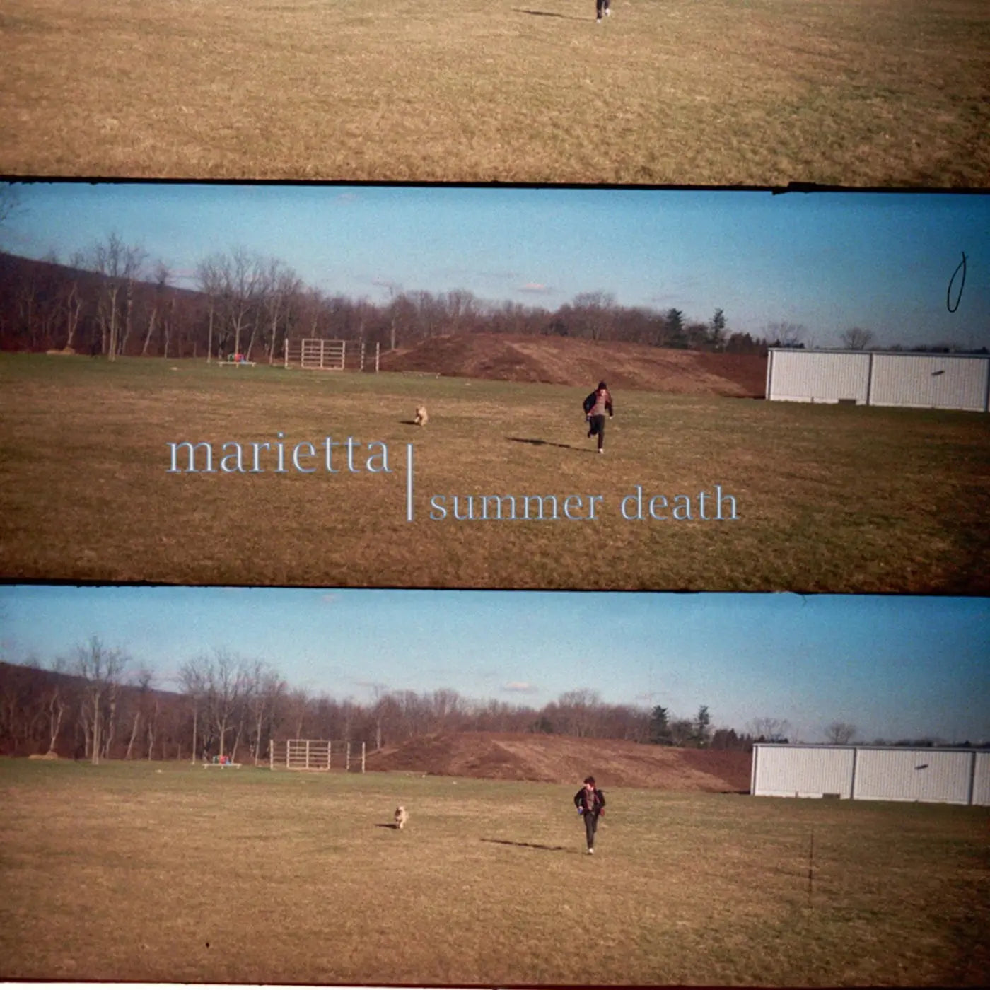 Marietta Summer Death vinyl LP by Lame-O Records featuring artwork for the rock, indie, and pop album on a black vinyl record.
